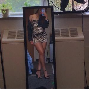 Cheetah bodycon dress